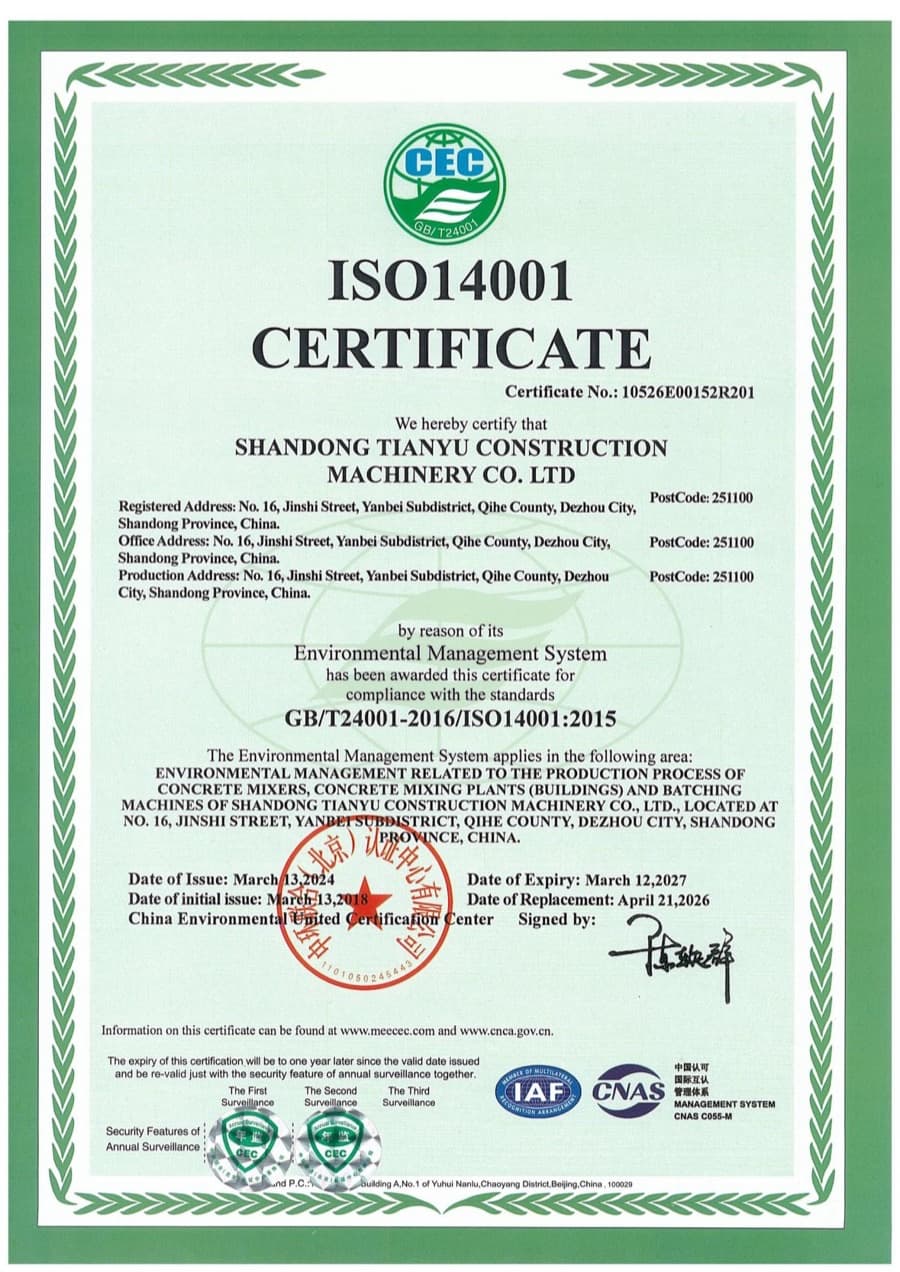ISO 14001 Environmental Management System
