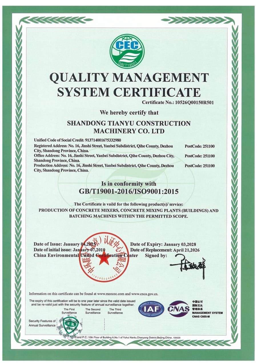 ISO 9001 Quality Management System