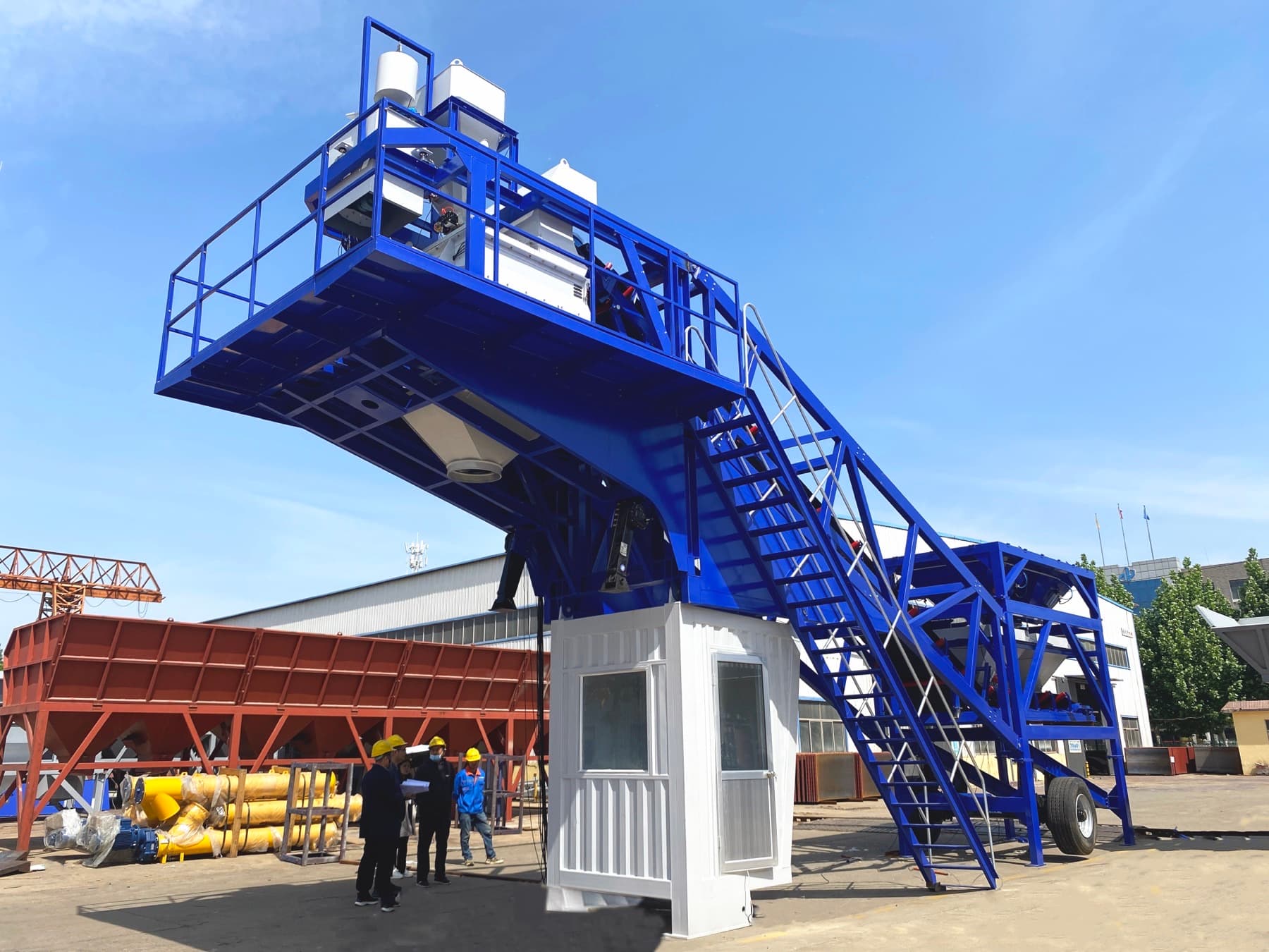 Mobile Concrete Batching Plant
