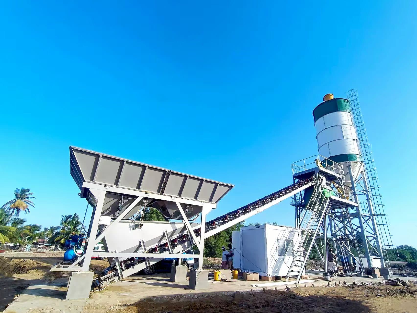 Stationary Concrete Batching Plant